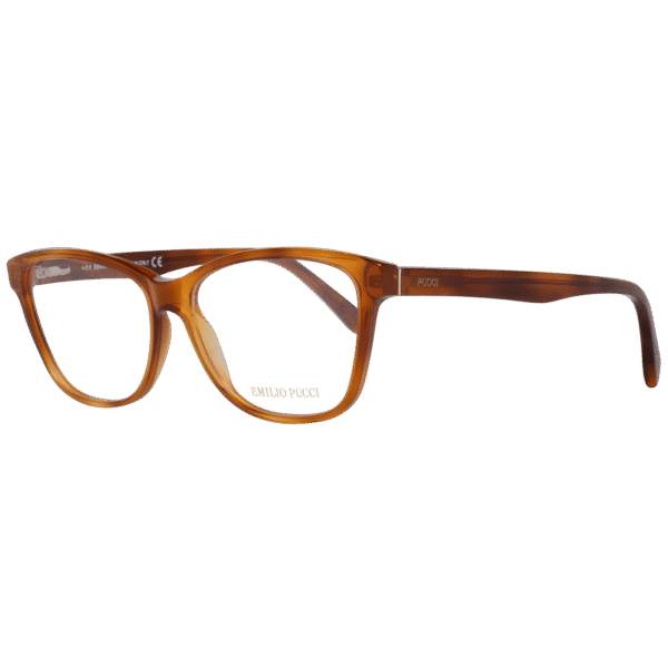 Pucci Brille EP5024 54052 – 45° Seitenansicht Pucci )} Brille EP5024 54052 in Braun