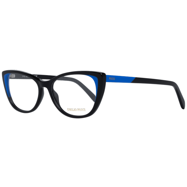 Pucci Brille EP5126 55005 – 45° Seitenansicht Pucci )} Brille EP5126 55005 in Schwarz
