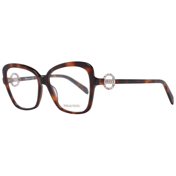 Pucci Brille EP5175 55052 – 45° Seitenansicht Pucci )} Brille EP5175 55052 in Braun