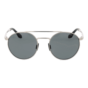 Range Rover Sonnenbrille RRS101 51SLV – Frontansicht mit Titan Rahmen und Grau Gläsern