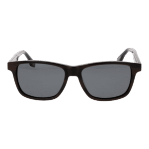 Range Rover Sonnenbrille RRS301 56SBR – Frontansicht mit Azetat Rahmen und Grau Gläsern