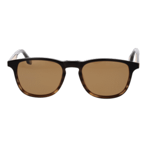 Range Rover Sonnenbrille RRS302 54SBR – Frontansicht mit Azetat Rahmen und Braun Gläsern