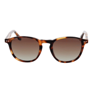 Range Rover Sonnenbrille RRS303 51TRT – Frontansicht mit Azetat Rahmen und Braun Gläsern