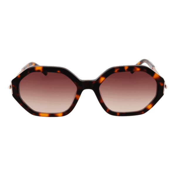 Sandro Sonnenbrille SD6046 55128 – Frontansicht mit Azetat Rahmen und Braun Gläsern