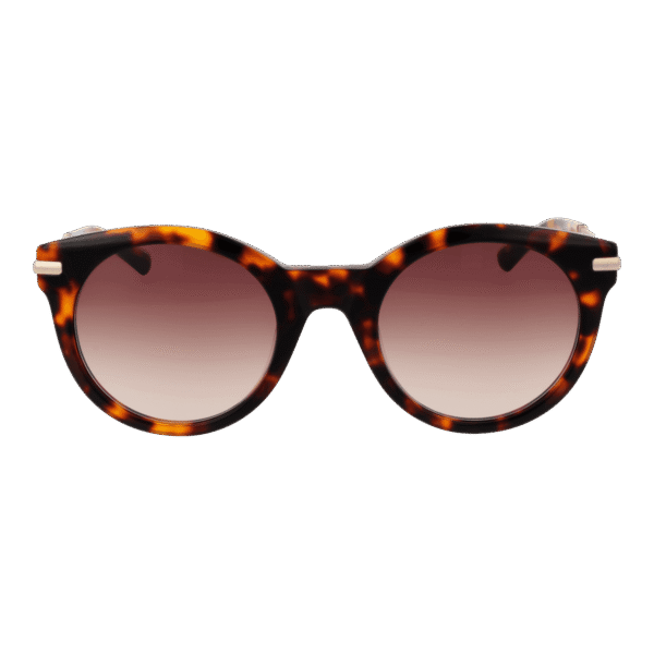 Sandro Sonnenbrille SD6049 51128 – Frontansicht mit Azetat Rahmen und Braun Gläsern