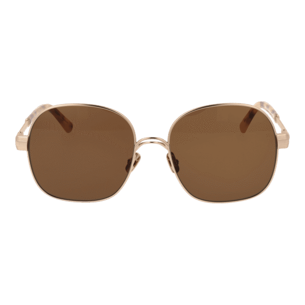 Sandro Sonnenbrille SD8022 56403 – Frontansicht mit Azetat Rahmen und Gold Gläsern