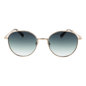 Scotch & Soda Sonnenbrille SS5024 52400 – Frontansicht mit Metall Rahmen und Türkis Gläsern
