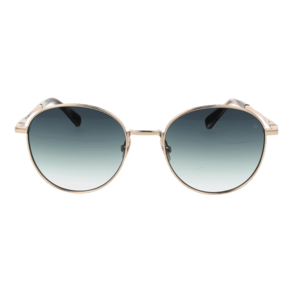 Scotch & Soda Sonnenbrille SS5024 52400 – Frontansicht mit Metall Rahmen und Türkis Gläsern