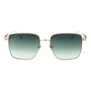 Scotch & Soda Sonnenbrille SS5028 55101 – Frontansicht mit Metall Rahmen und Türkis Gläsern