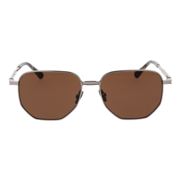 Scotch & Soda Sonnenbrille SS6019 53910 – Frontansicht mit Metall Rahmen und Braun Gläsern