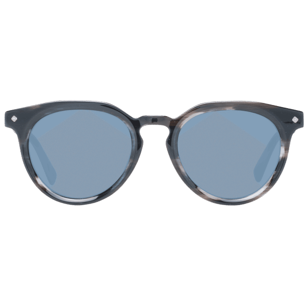 Scotch & Soda Sonnenbrille SS8011 50020 – Frontansicht mit Renew Azetat Rahmen und Grau Gläsern