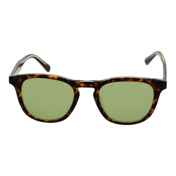 Scotch & Soda Sonnenbrille SS8018 50102 – Frontansicht mit Metall Rahmen und Grün Gläsern