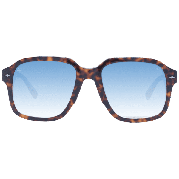 Scotch & Soda Sonnenbrille SS8019 54102 – Frontansicht mit Metall Rahmen und Blau Gläsern