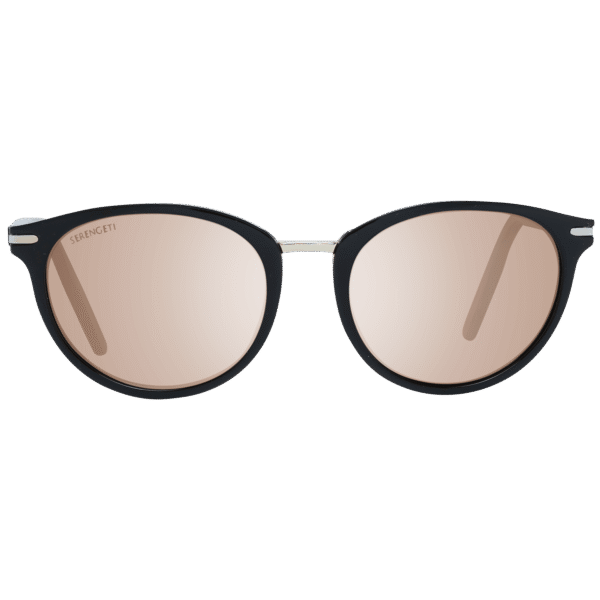 Serengeti Sonnenbrille 8846 54 – Frontansicht mit Azetat & Metall Rahmen und Braun Gläsern