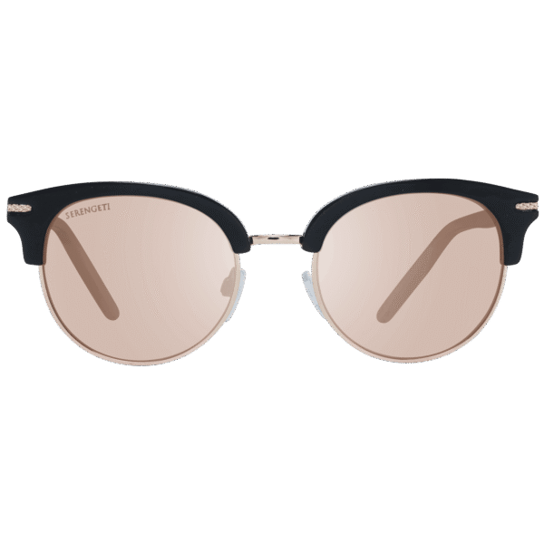 Serengeti Sonnenbrille 8939 50 – Frontansicht mit Azetat & Metall Rahmen und Braun Gläsern