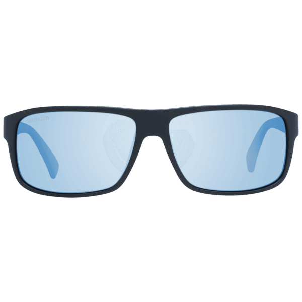 Serengeti Sonnenbrille 9054 61 – Frontansicht mit Kunststoff Rahmen und Grün Gläsern