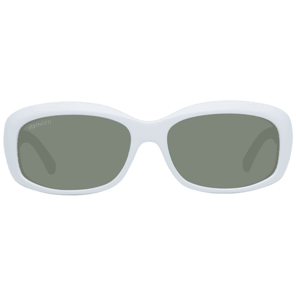 Serengeti Sonnenbrille SS008001 56 – Frontansicht mit Nylon Rahmen und Grün Gläsern