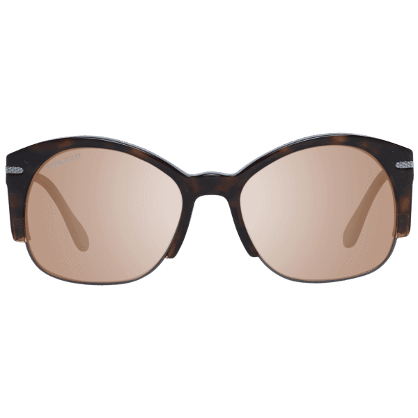 Serengeti Sonnenbrille SS529001 53 – Frontansicht mit Azetat & Metall Rahmen und Braun Gläsern