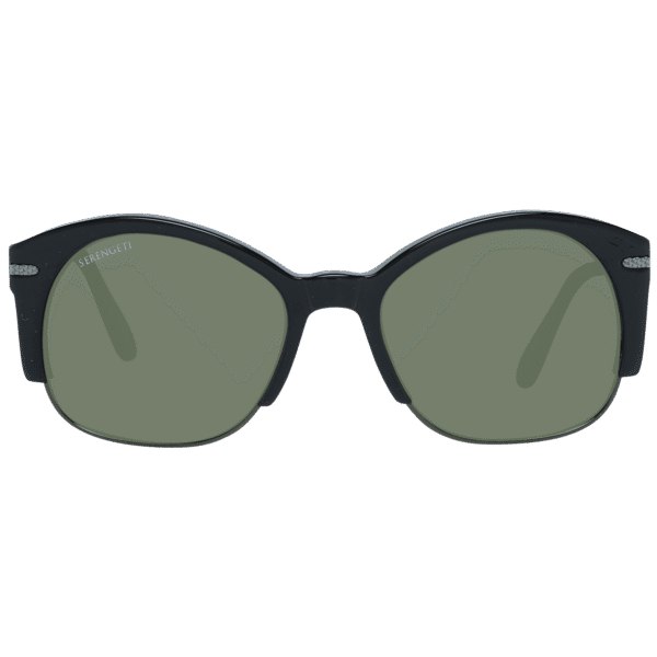 Serengeti Sonnenbrille SS529002 53 – Frontansicht mit Azetat & Metall Rahmen und Grün Gläsern
