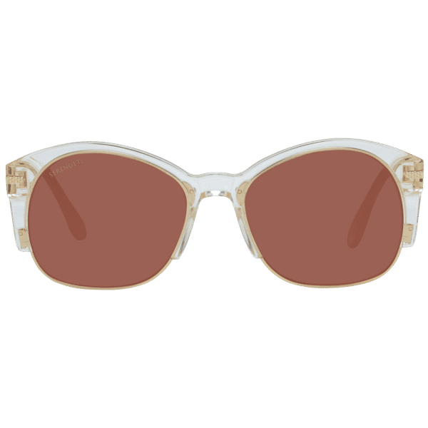 Serengeti Sonnenbrille SS529003 53 – Frontansicht mit Azetat & Metall Rahmen und Braun Gläsern