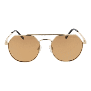Serengeti Sonnenbrille SS533003 Shelby – Frontansicht mit Metall Rahmen und Gold Gläsern