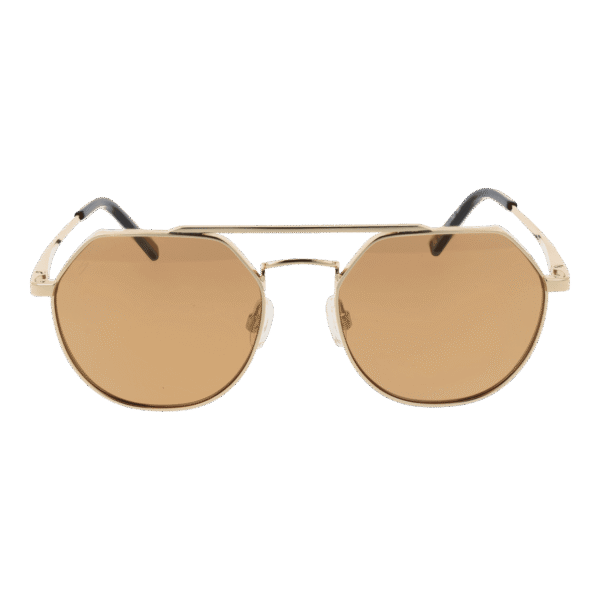 Serengeti Sonnenbrille SS533003 Shelby – Frontansicht mit Metall Rahmen und Gold Gläsern