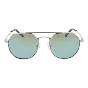 Serengeti Sonnenbrille SS533004 Shelby – Frontansicht mit Metall Rahmen und Blau Gläsern