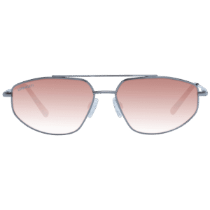 Serengeti Sonnenbrille SS539004 57 – Frontansicht mit Metall Rahmen und Orange Gläsern