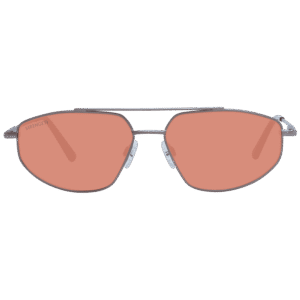 Serengeti Sonnenbrille SS539005 57 – Frontansicht mit Metall Rahmen und Orange Gläsern