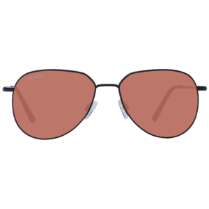 Serengeti Sonnenbrille SS543004 56 – Frontansicht mit Metall Rahmen und Orange Gläsern