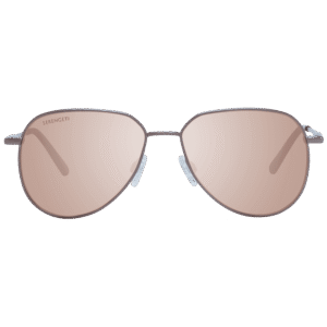 Serengeti Sonnenbrille SS544001 55 – Frontansicht mit Metall Rahmen und Braun Gläsern