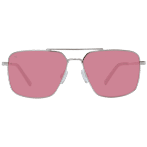 Serengeti Sonnenbrille SS554005 56 – Frontansicht mit Metall Rahmen und Pink Gläsern