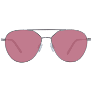 Serengeti Sonnenbrille SS555005 59 – Frontansicht mit Metall Rahmen und Rot Gläsern