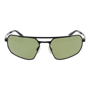 Serengeti Sonnenbrille SS570003 – Frontansicht mit Kunststoff Rahmen und Grün Gläsern