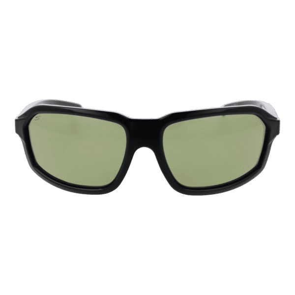 Serengeti Sonnenbrille SS571002 – Frontansicht mit Kunststoff Rahmen und Grün Gläsern