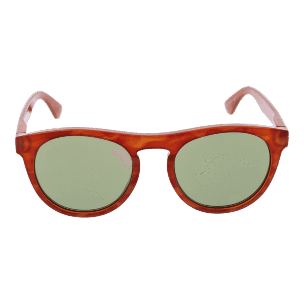 Serengeti Sonnenbrille SS572002 – Frontansicht mit Kunststoff Rahmen und Grün Gläsern