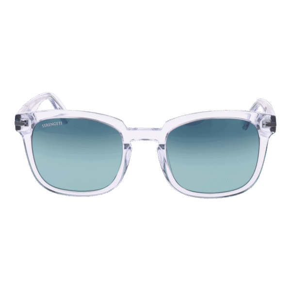 Serengeti Sonnenbrille SS575002 Ethan – Frontansicht mit Azetat Rahmen und Blau Gläsern