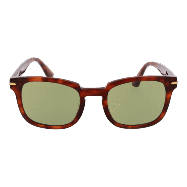 Serengeti Sonnenbrille SS575006 Ethan – Frontansicht mit Azetat Rahmen und Grün Gläsern