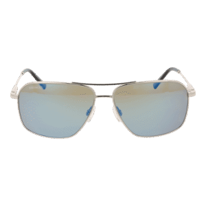 Serengeti Sonnenbrille SS578002 Dorwinn – Frontansicht mit Metall Rahmen und Blau Gläsern