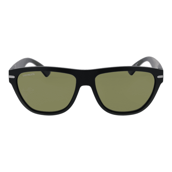 Serengeti Sonnenbrille SS601001 Pancho – Frontansicht mit Eco-Nylon Rahmen und Grün Gläsern