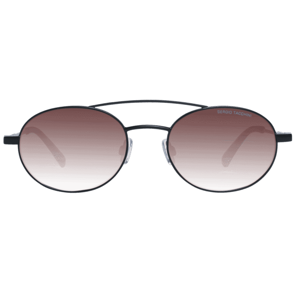 Sergio Tacchini Sonnenbrille ST7003 52050 – Frontansicht mit Metall Rahmen und Lila Gläsern