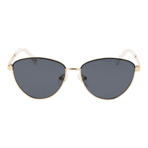 Skechers Sonnenbrille SE00023 5332D – Frontansicht mit Metall Rahmen und Grau Gläsern