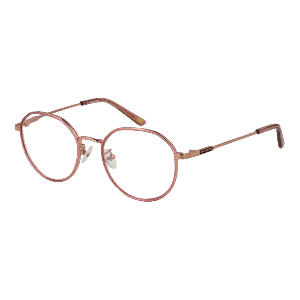 Skechers Brille SE2238-D 50028 – 45° Seitenansicht Skechers )} Brille SE2238-D 50028 in Rosé Gold