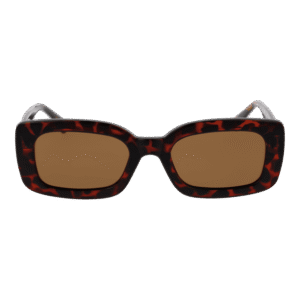 Skechers Sonnenbrille SE6103 5352H – Frontansicht mit Kunststoff Rahmen und Gold Gläsern