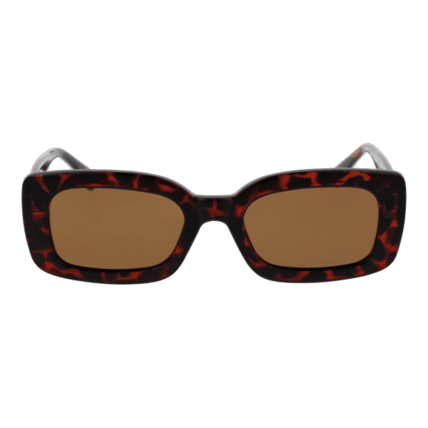 Skechers Sonnenbrille SE6103 5352H – Frontansicht mit Kunststoff Rahmen und Gold Gläsern