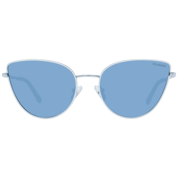 Skechers Sonnenbrille SE6158 5921V – Frontansicht mit Metall Rahmen und Blau Gläsern