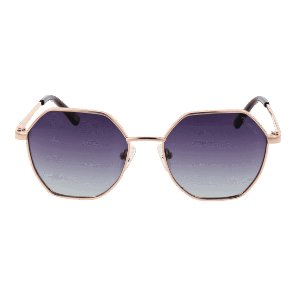 Skechers Sonnenbrille SE6178 5228D – Frontansicht mit Metall Rahmen und Lila Gläsern