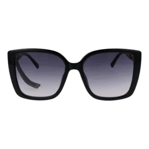 Skechers Sonnenbrille SE6234 5801B – Frontansicht mit Kunststoff Rahmen und Schwarz Gläsern