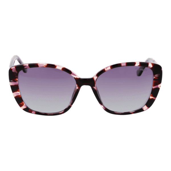 Skechers Sonnenbrille SE6265 5655D – Frontansicht mit Kunststoff Rahmen und Lila Gläsern