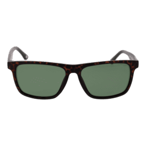 Skechers Sonnenbrille SE6268 5653R – Frontansicht mit Edelstahl Rahmen und Grün Gläsern